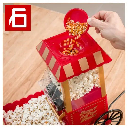 Macchina per popcorn rossa.