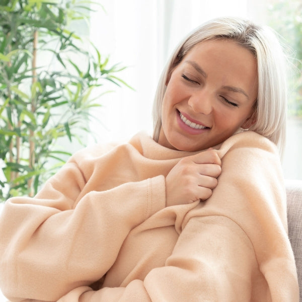 Coperta con Maniche e Tasca Centrale