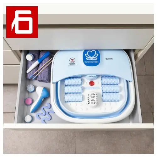 Footopy plantare pieghevole con rulli massaggianti per un relax totale ai piedi.