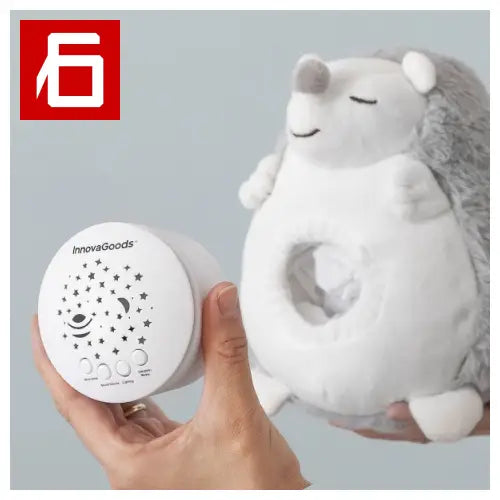 Plush Hedgehog With White Noise