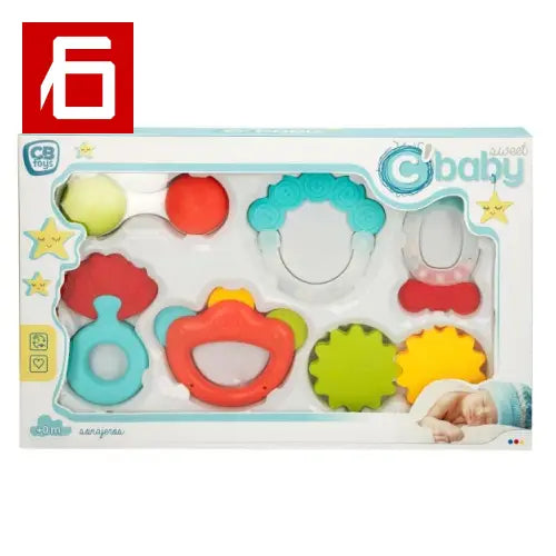 Colorbaby Rattle Set 6 Pieces